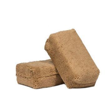 Premium Grade Workhorse Microfiber Applicator, Tan 2 pack