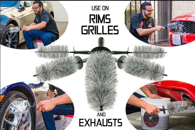 Щітка для чищення коліс Chemical Guys  Easy Reach Wheel Brush