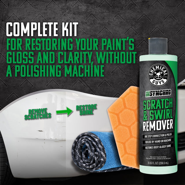 Набір для видалення подряпин та голограм InSynchro Scratch & Swirl Remover Kit