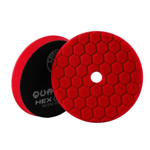 ПОЛИРОВАЛЬНЫЙ КРУГ УЛЬТРА МЯГКИЙ ФИНИШНЫЙ КРАСНЫЙ ДЛЯ ВОСКОВ RED HEX-LOGIC QUANTUM ULTRA LIGHT FINISHING PAD 5" / 125 мм