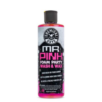 АВТОШАМПУНЬ С ВОСКОМ MR. PINK FOAM PARTY™  473 мл