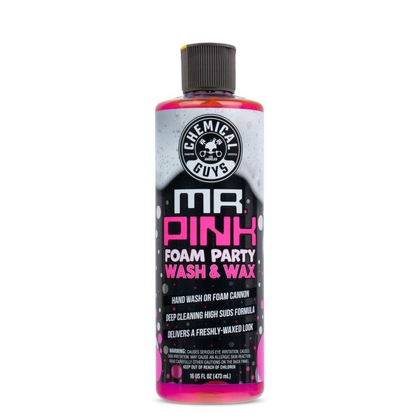 АВТОШАМПУНЬ З ВОСКОМ MR. PINK FOAM PARTY™  473 мл