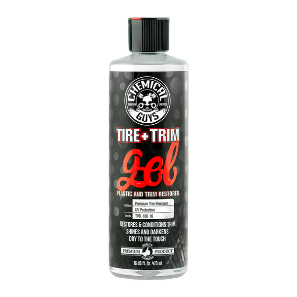 TIRE+TRIM GEL PLASTIC AND RUBBER HIGH-GLOSS RESTORER AND PROTECTANT - 473ml