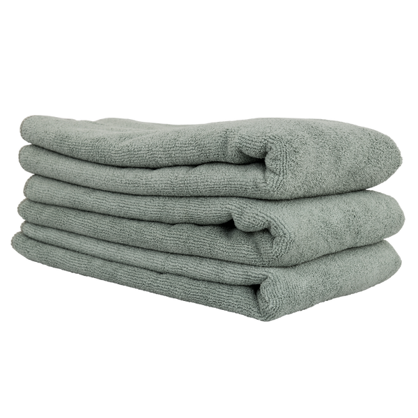 Workhorse Professional Grade Microfiber Towel, Grey 3 pack