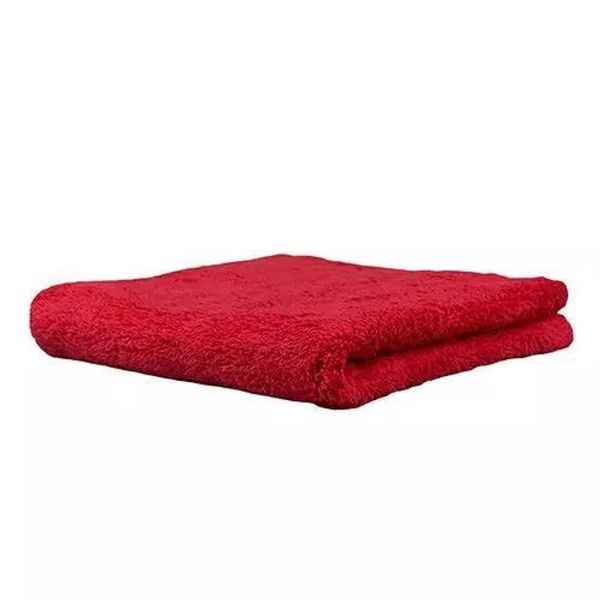 HAPPY ENDING EDGELESS MICROFIBER TOWELS, RED