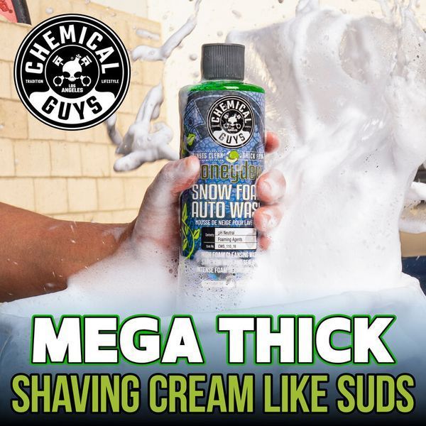 Автошампунь концентрований з медовим ароматом Honeydew Snow Foam Extreme Suds Cleansing Wash Shampoo 473 мл