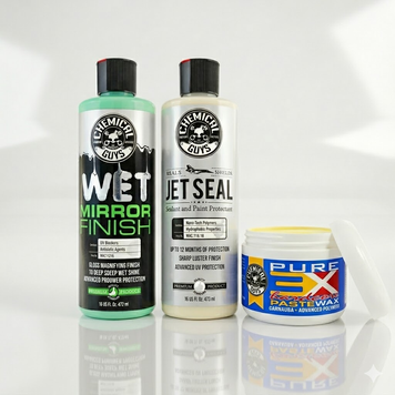 Americal Pie Kit: Wet Mirror Finish + JetSeal + Pure 3X Hardcore Paste Wax