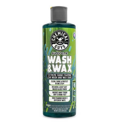 АВТОШАМПУНЬ SUDPREME WASH & WAX EXTREME SHINE FOAMING CAR WASH SOAP - 473мл