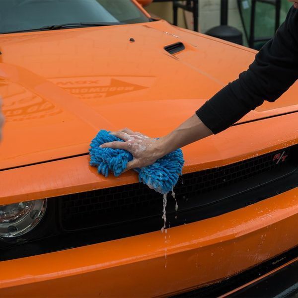 Chemical Guys Ultimate Two Sided Chenille Microfiber Wash Sponge (Blue)
