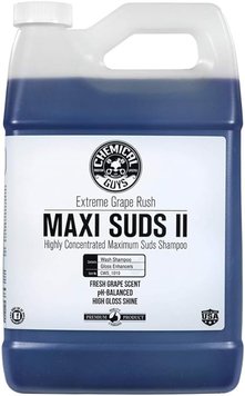 MAXI SUDS II HIGH FOAM MAINTENANCE SHAMPOO AND GLOSS BOOSTER - EXTREME GRAPE RUSH -  3785ml