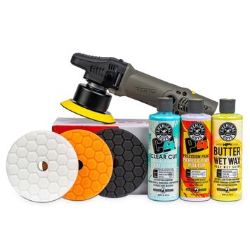 НАБІР ДЛЯ ПОЛІРУВАННЯ ТА КОРЕКЦІЇ ЛАКОФАРБОВОГО ПОКРИТТЯ TORQX RANDOM ORBITAL POLISHER CUT & POLISH KIT