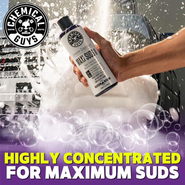 MAXI SUDS II HIGH FOAM MAINTENANCE SHAMPOO AND GLOSS BOOSTER - EXTREME GRAPE RUSH -  3785ml