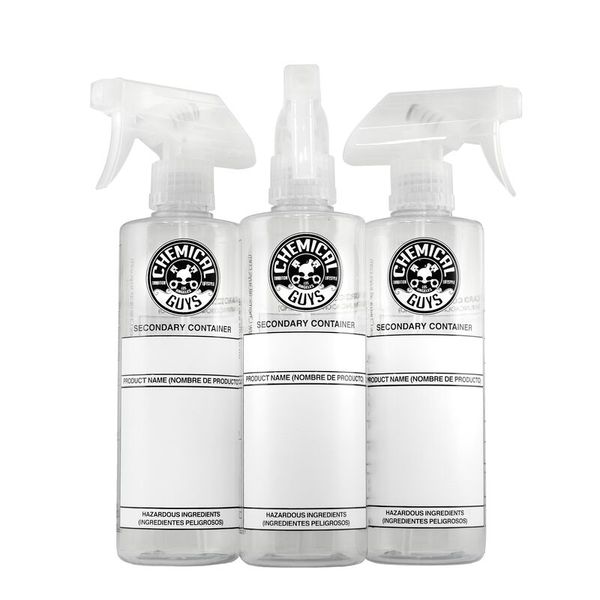 SECONDARY CONTAINER DILUTION BOTTLES - SPRAYER TOP (3 PACK)